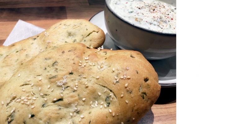 Bärlauch-Flatbread