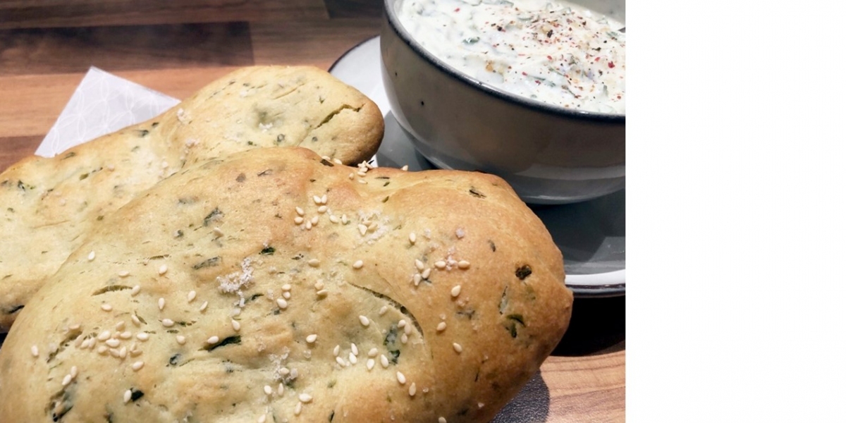 Bärlauch-Flatbread
