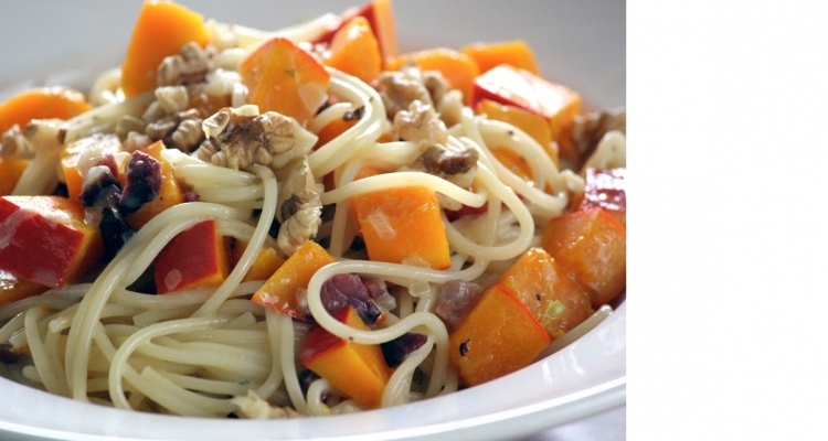 Carbonara von Kürbis und Grauburgunder