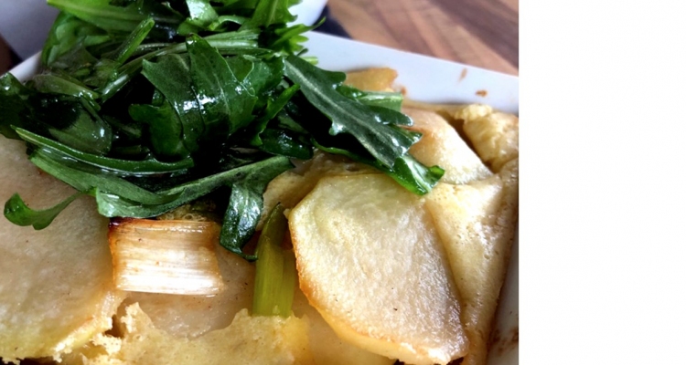 Clafoutis mit Kohlrabi