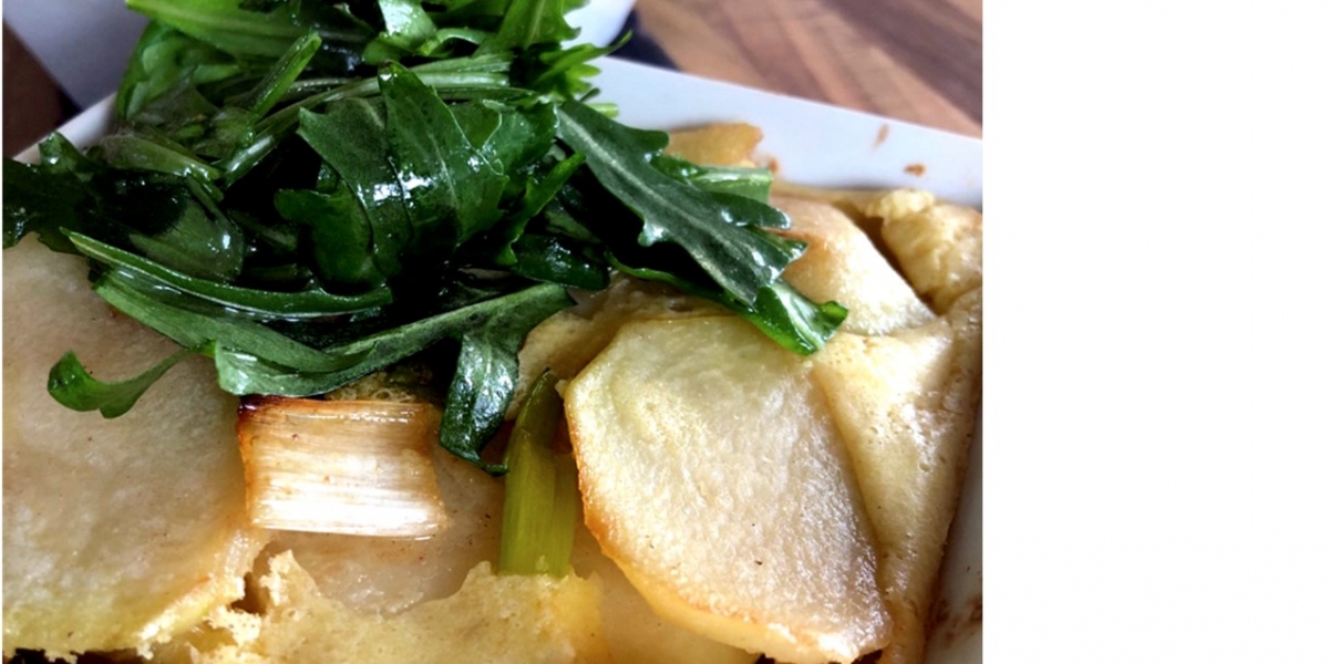Clafoutis mit Kohlrabi