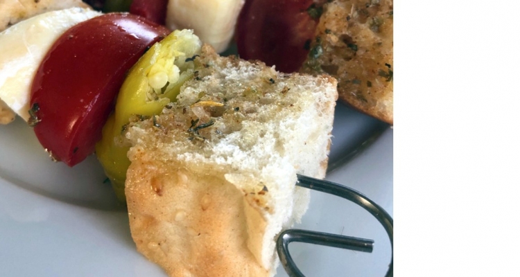 Fladenbrot-Spieße