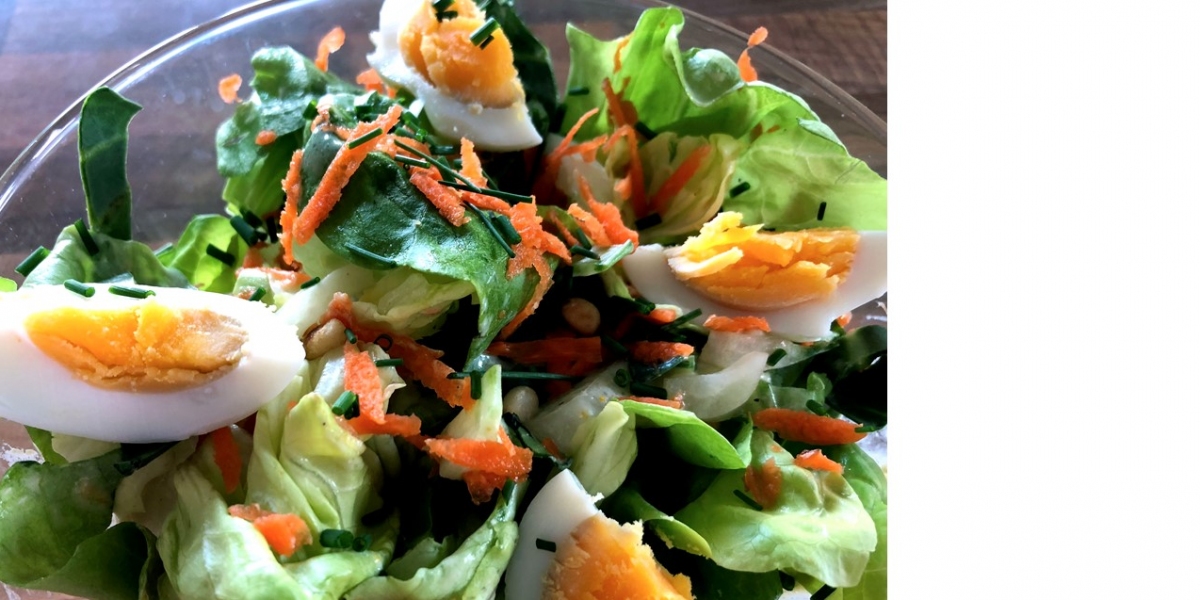 Frühlingssalat mit Orangendressing