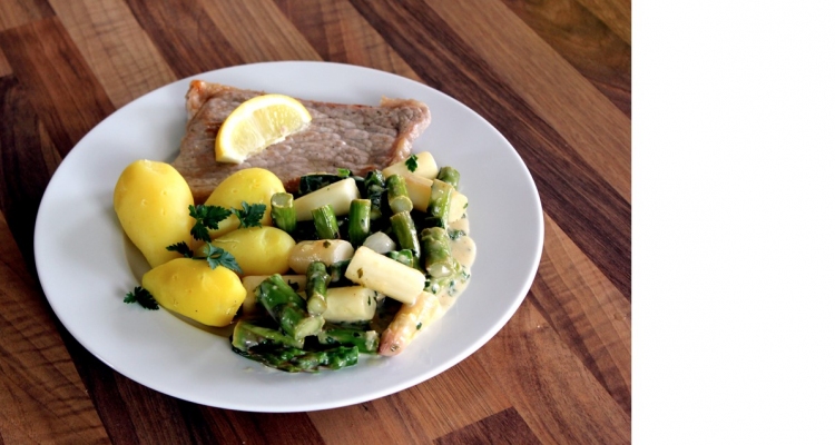 Gebratener Spargel