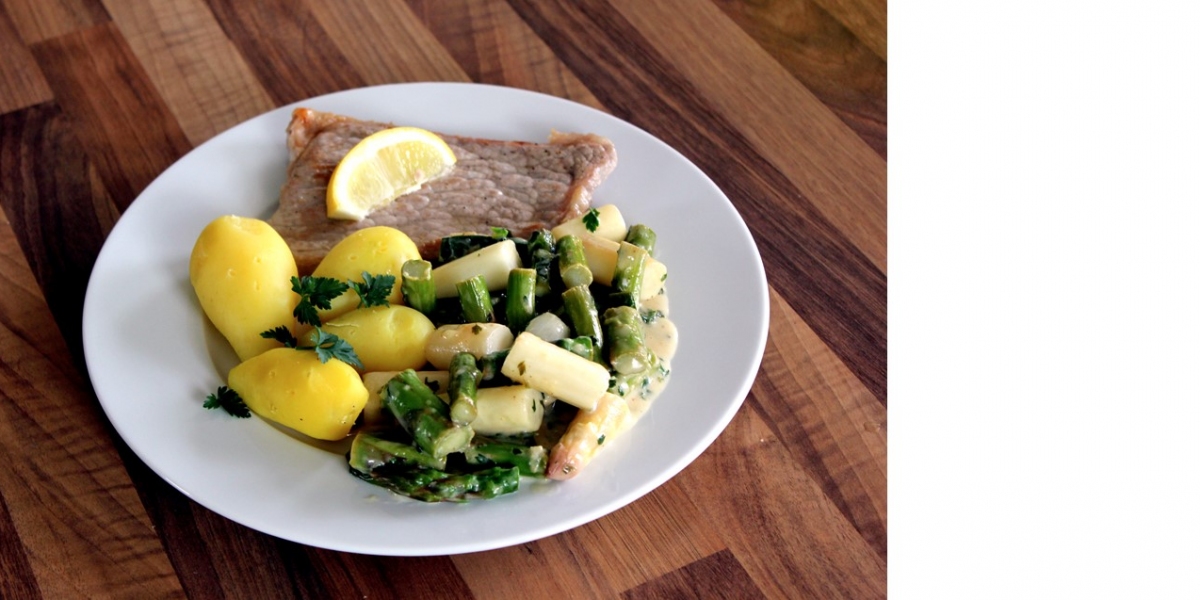 Gebratener Spargel