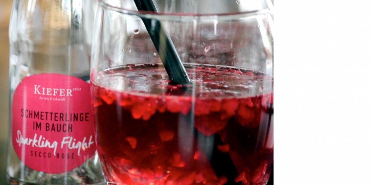 "Himbeerliebe" Bowle mit Sparkling Flight