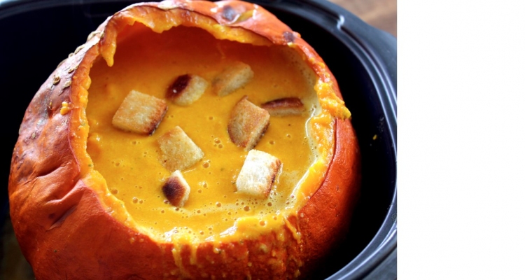 Kürbissuppe aus dem Ofen
