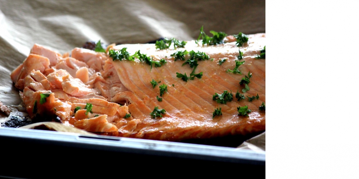 Lachs mit Chili-Honig-Marinade