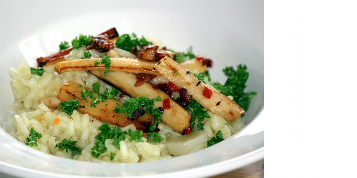 Schwarzwurzel-Risotto