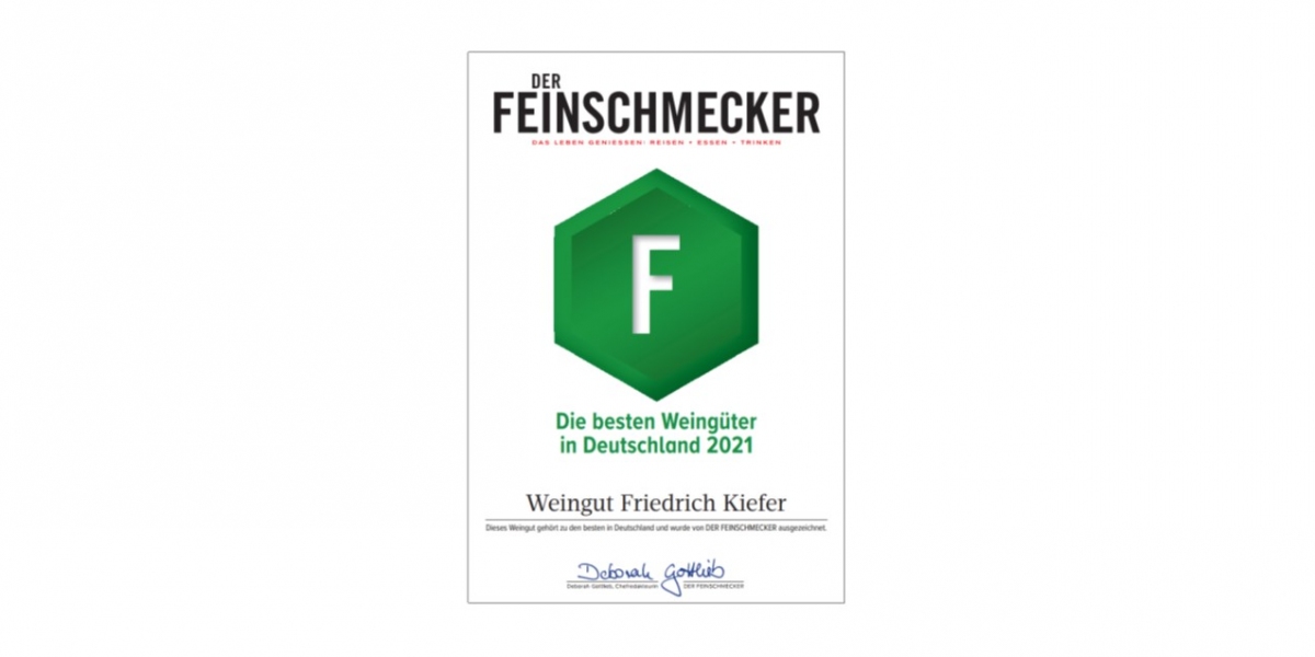 Feinschmecker 2021 | Rotwein, Weißwein, Sekt / Secco und Destillat vom ökologischen Weingut Kiefer vom Kaiserstuhl in Herrenbuck