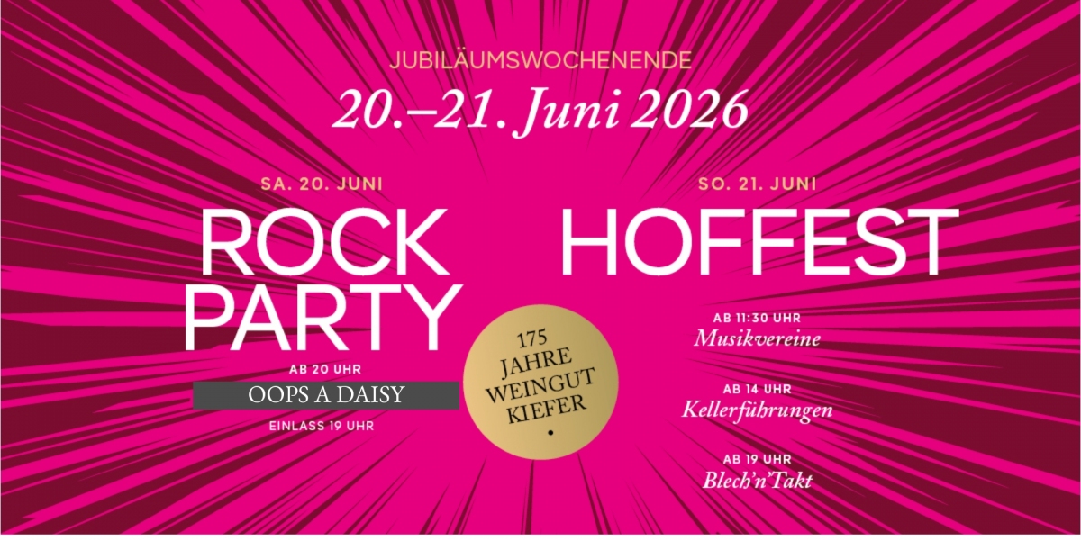 Plakat Jubilaeumswochenende